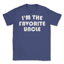Load image into Gallery viewer, Funny I&#39;m The Favorite Uncle Nephew Niece Appreciation Print (Front - Purple
