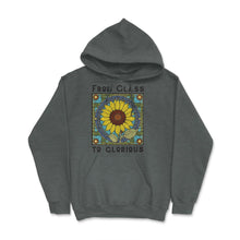 Load image into Gallery viewer, Stained Glass Art Sunflower Colorful Glasswork Design Product (Front - Dark Grey Heather
