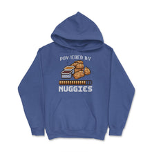 Load image into Gallery viewer, Power By Nuggies Pixalated Art Style Chicken Nugget Funny Design ( - Royal Blue
