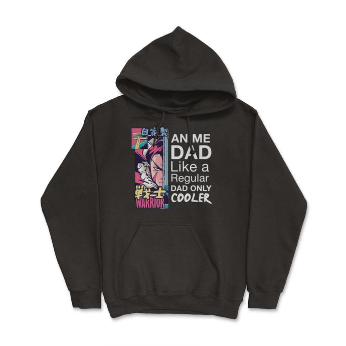 Anime Dad Like A Regular Dad Only Cooler For Anime Lovers Design ( - Hoodie - Black