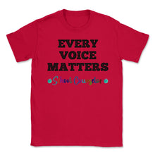Load image into Gallery viewer, School Counselor Appreciation Every Voice Matters Students Product ( - Red
