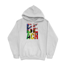 Load image into Gallery viewer, Puerto Rico Flag Beach T Shirt Gifts Shirt Tee  (Front Print) Hoodie - White
