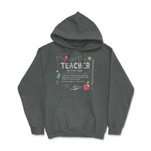 Load image into Gallery viewer, Teacher Definition Meme For Extraordinary Teachers Graphic (Front - Dark Grey Heather
