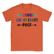 Load image into Gallery viewer, Funny School Counselors Rock Trendy Counselor Appreciation Product ( - Orange
