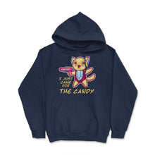 Load image into Gallery viewer, I Just Came For The Candy Cute Anime Cat Halloween Shirt Gifts  ( - Navy
