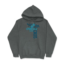Load image into Gallery viewer, Chileate Con Dios (Front Print) Hoodie - Dark Grey Heather
