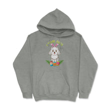 Load image into Gallery viewer, Easter Poodle Dog with Bunny Ears Funny I Steal Eggs Gift Product ( - Grey Heather
