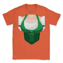 Load image into Gallery viewer, St. Patricks Day Women Sexy Costume Top Design (Front Print) Unisex - Orange
