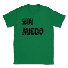 Load image into Gallery viewer, Live Without Fear Spanish Puerto Rico Sin Miedo (Front Print) Unisex - Green
