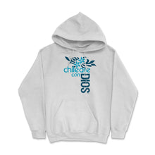 Load image into Gallery viewer, Chileate Con Dios (Front Print) Hoodie - White
