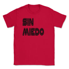 Load image into Gallery viewer, Live Without Fear Spanish Puerto Rico Sin Miedo (Front Print) Unisex - Red
