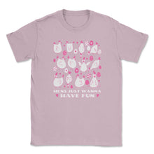 Load image into Gallery viewer, Hens Just Wanna Have Fun Hilarious Group Of Hens Doodles Product ( - Light Pink

