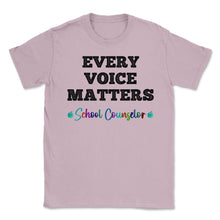 Load image into Gallery viewer, School Counselor Appreciation Every Voice Matters Students Product ( - Light Pink
